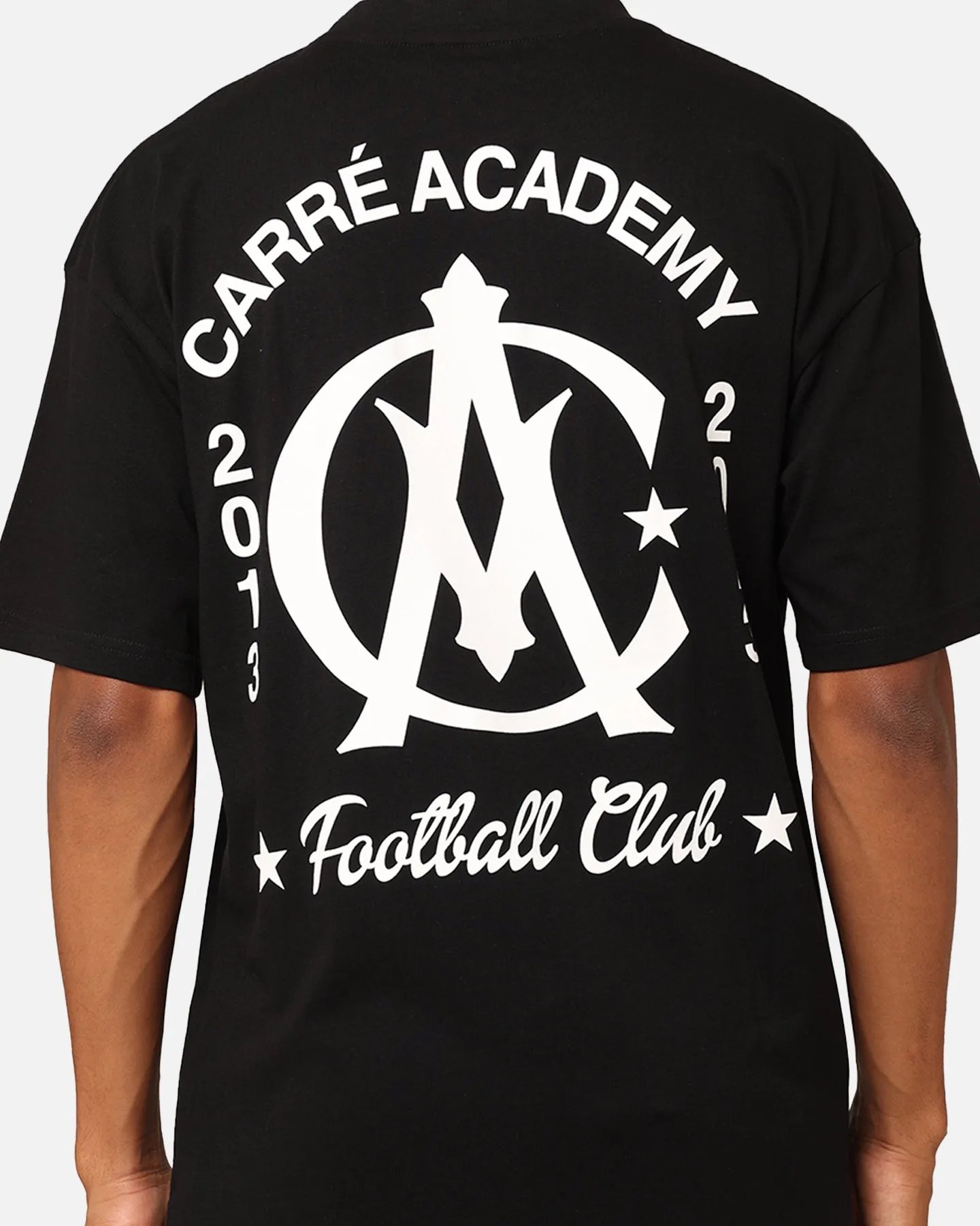 Lightweight Fashion Summer Wardrobe Carre Academy Crest T-Shirt Black