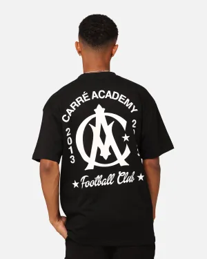 Carre Academy Crest T-Shirt Black Classic Style Trend Timeless Fit