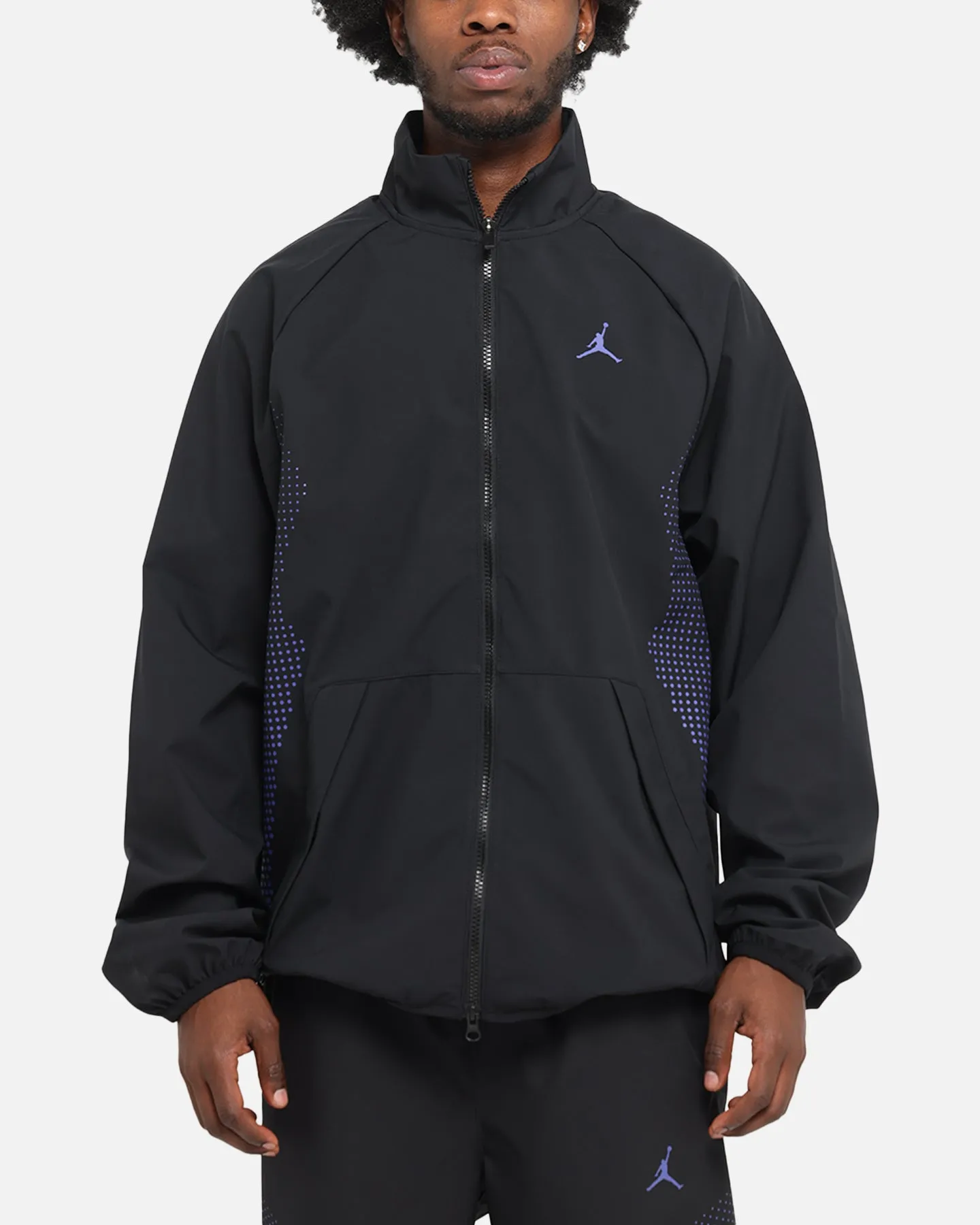 Jordan Sport Jam Sport Warm-Up Jacket Black/Purple Plan slim