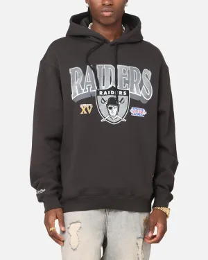 College Wear Mitchell & Ness Las Vegas Raiders Arch Hoodie Faded Black