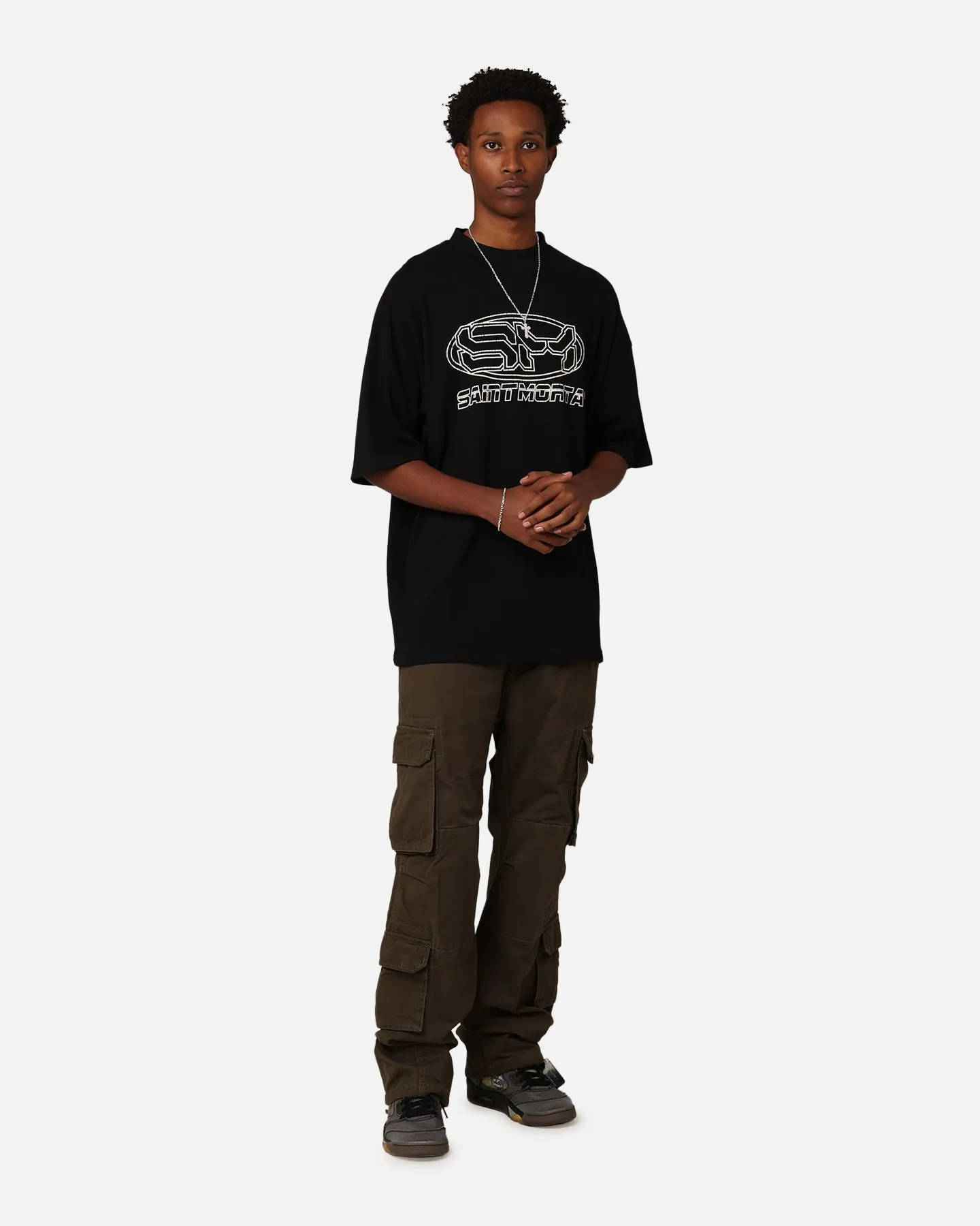 Relaxing Day Saint Morta Rage Motors Premium T-Shirt Black