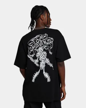 Street Fashion Easy Style Wear Rats Get Fat X Funeral French Rats Warrior T-Shirt Black