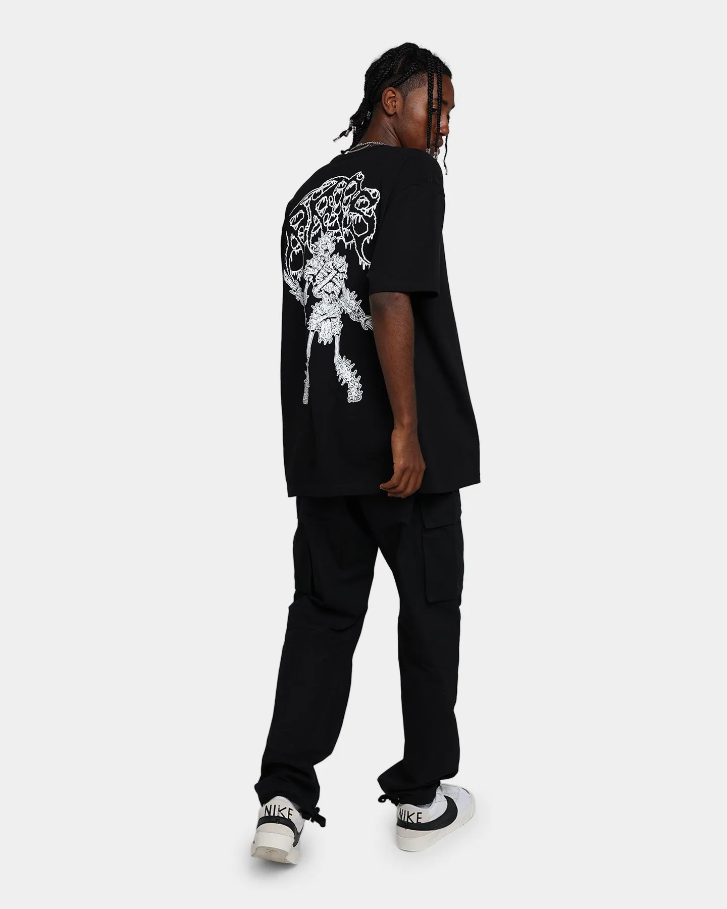 Rats Get Fat X Funeral French Rats Warrior T-Shirt Black stain resistant coating