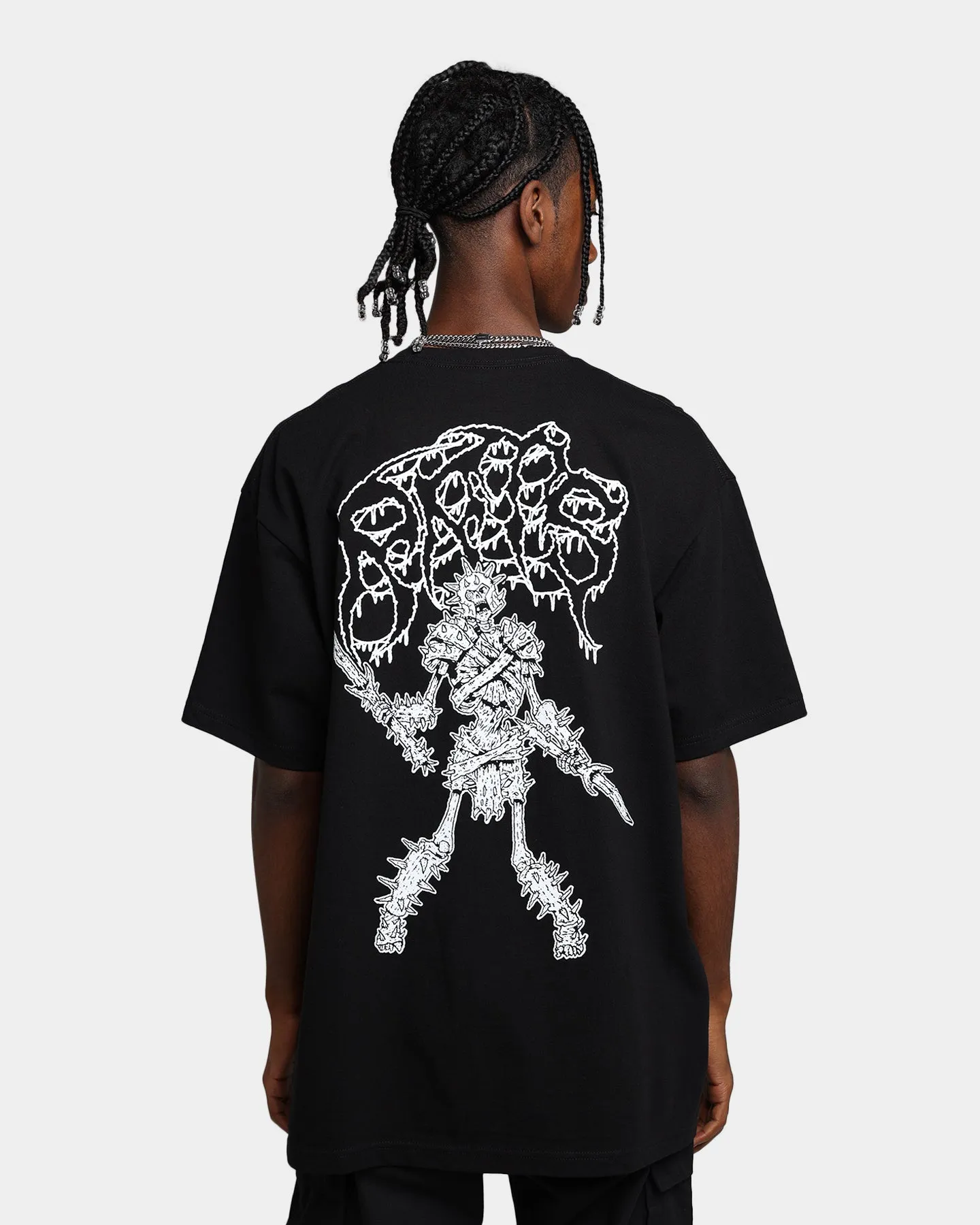 Rats Get Fat X Funeral French Rats Warrior T-Shirt Black Weekend Wardrobe Cozy Look Wear