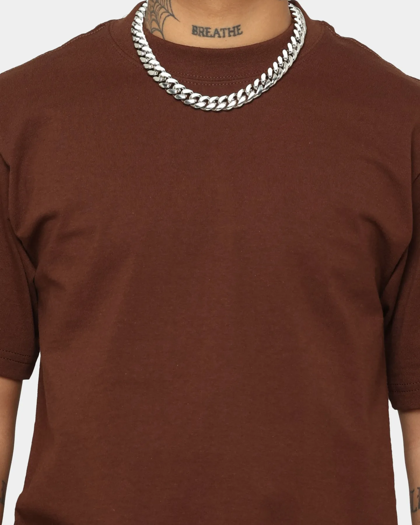 Shaka Wear Max Heavyweight Short Sleeve T-Shirt Brown Timeless Top
