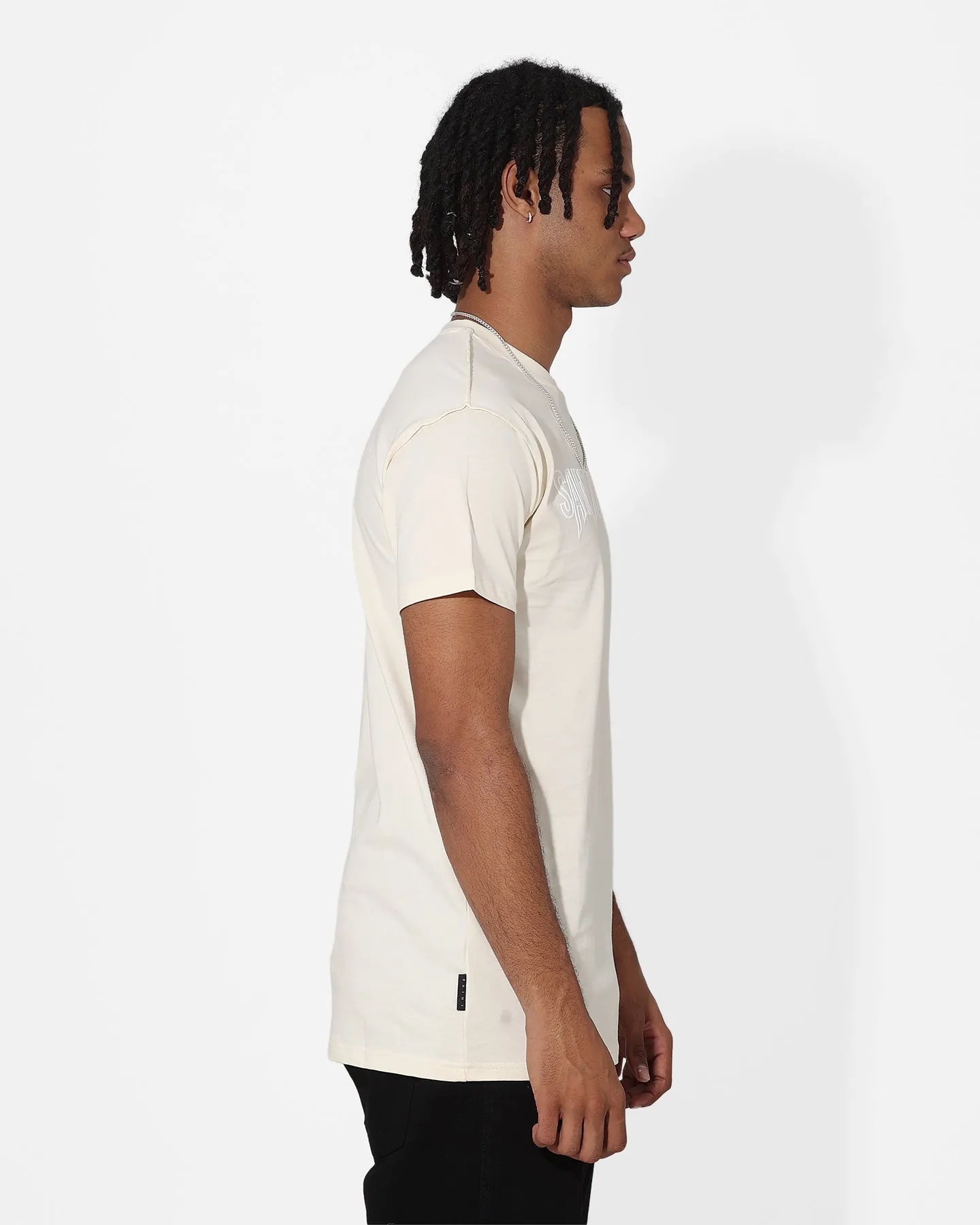 Friction Free Inner Lining Timeless Piece Saint Morta Canal St Lafayette T-Shirt Off White