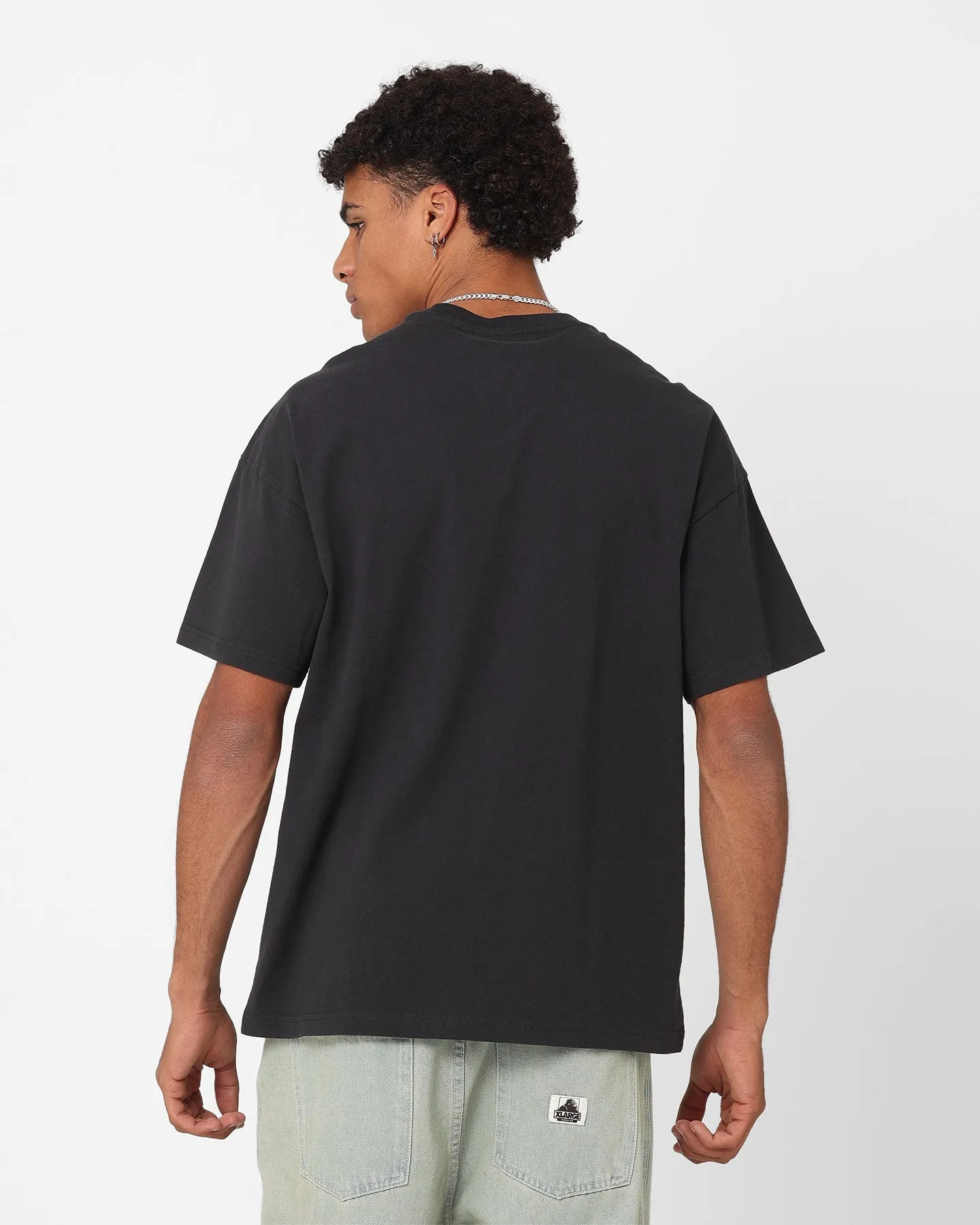 Modern Casual Urban Smart Mitchell & Ness Los Angeles Lakers Shaquille O'Neal Player Photo T-Shirt Faded Black