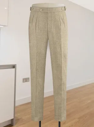 Naples Pine Highland Tweed Trousers Comfortable Design