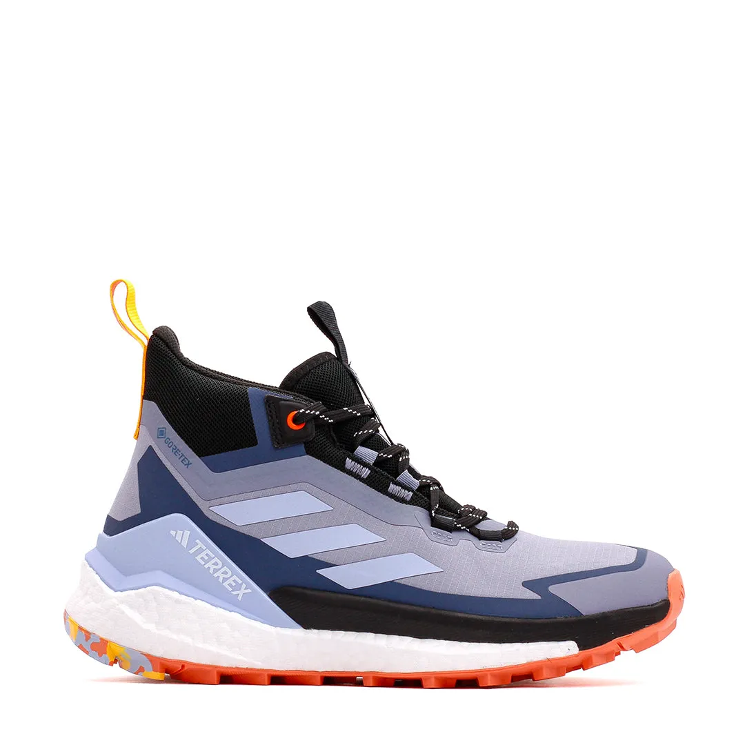 Adidas Outdoor Men Terrex Free Hiker 2 GTX Silver Violet HQ8385 All-Terrain Stability Trail Focus