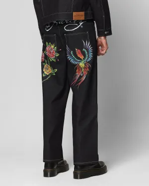 Ed Hardy Denim Jeans Raw Indigo Outdoor Ready