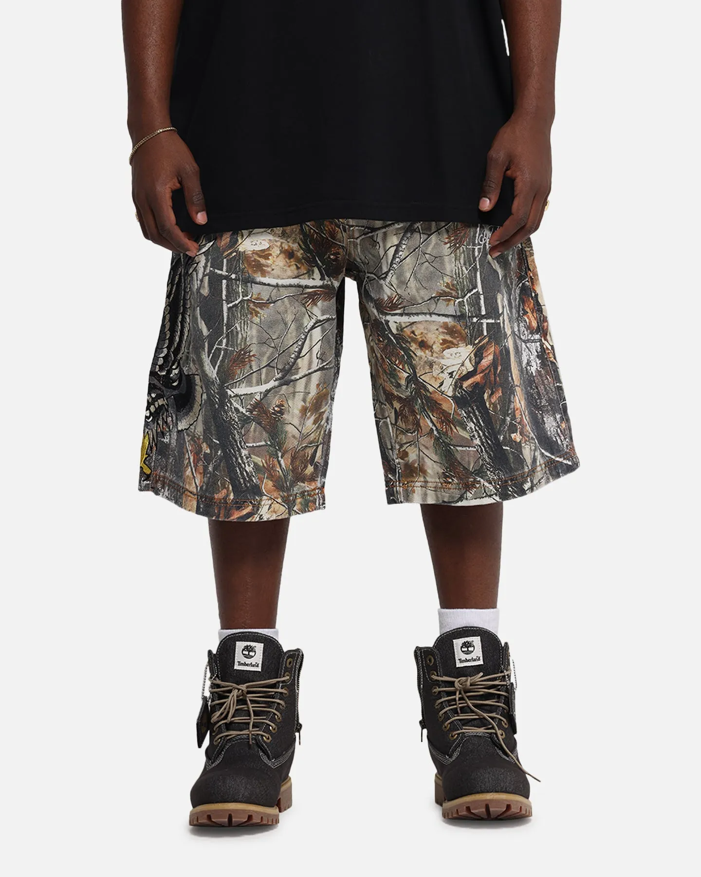 Anti Odor Technology Modern Wear Ed Hardy Eagle Jorts Real Tree Camo