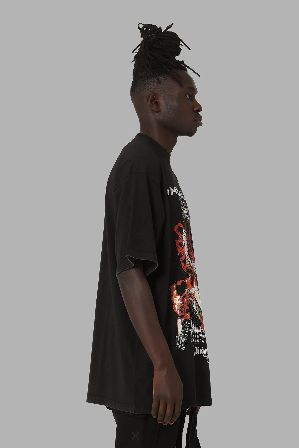 brandable DXXMLife Judgement Day Vintage Baggy T-Shirt Vintage Black