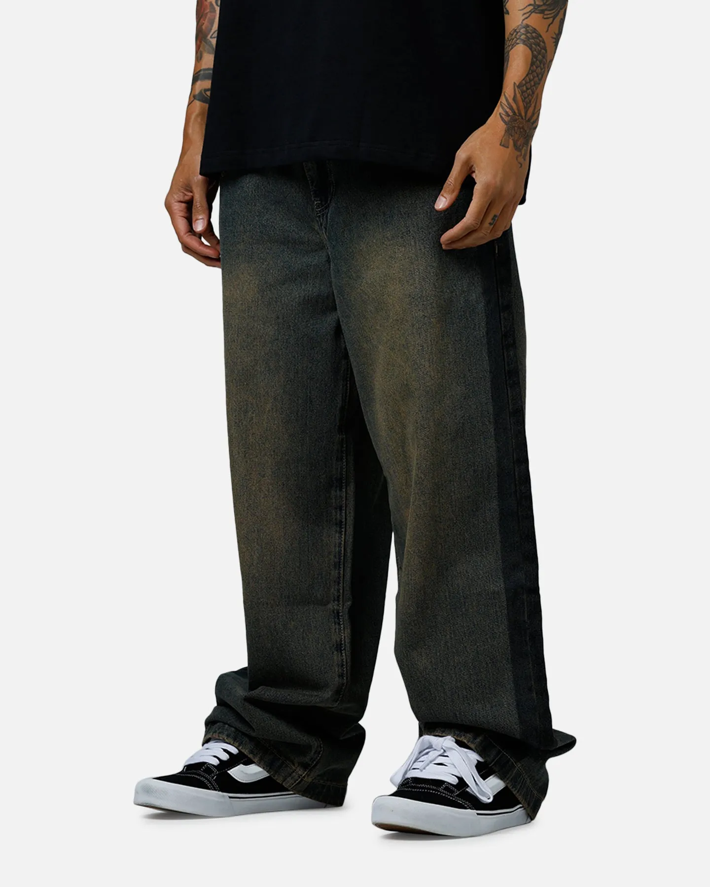 Saint Morta Amplus Rodeo Drive Recon Jeans Dirty Blue LowProfileWaistband