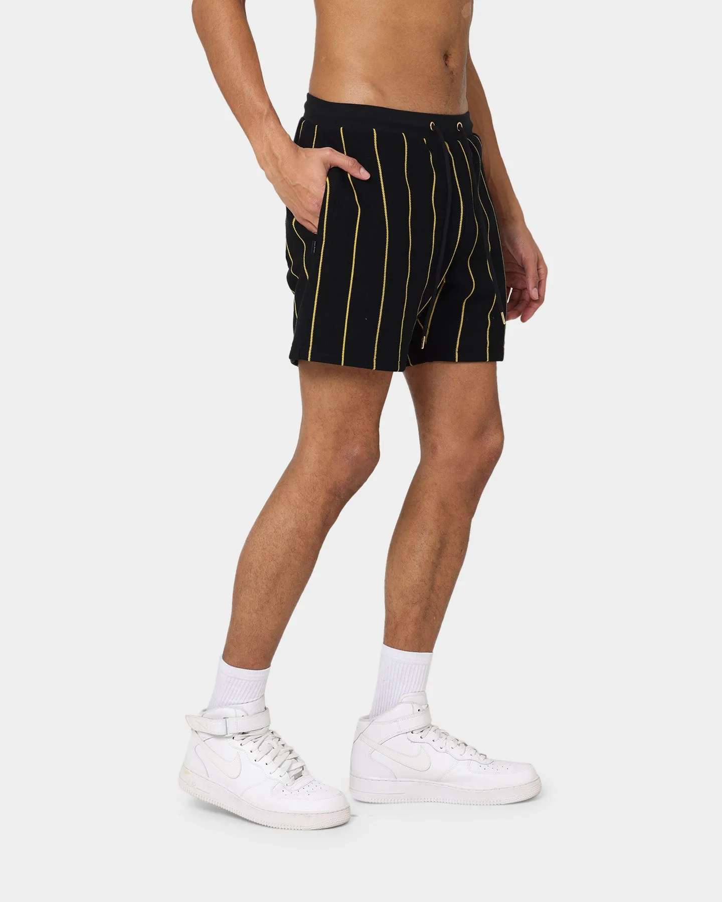 Last Kings Cairo Walk Shorts Black Non Irritating Seams Tear Resistant Fabric