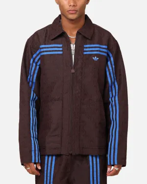 solo travel Adidas Originals 70's Club Jacket Brown