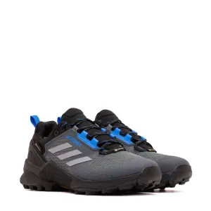 Adidas Men Terrex Swift R3 GORE-TEX Black Blue Rush HR1311 Stability Hiking All-Weather Traction