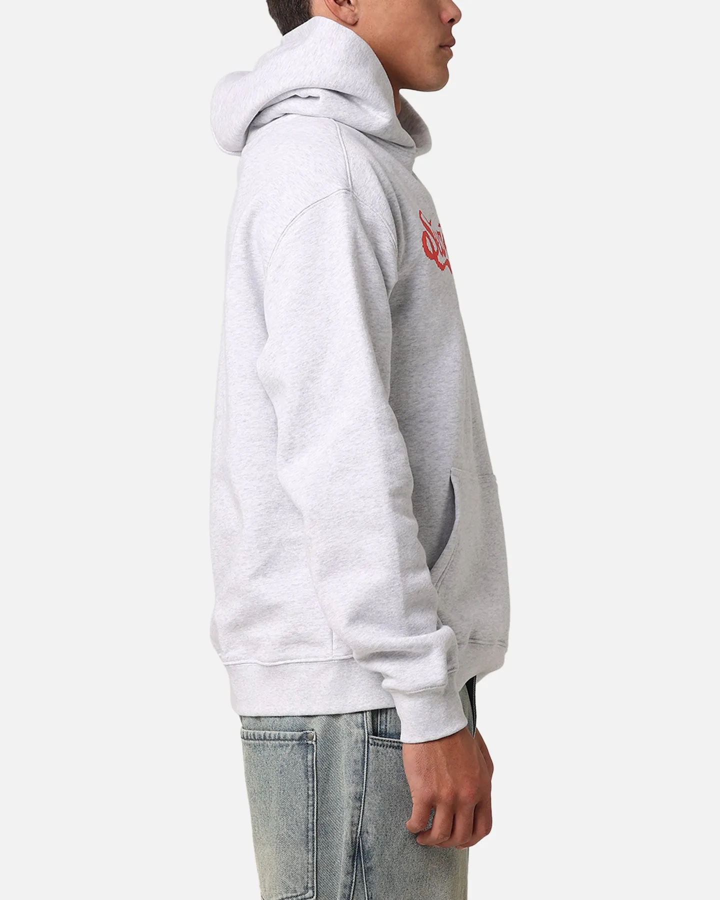 Feathery accents Mediterranean style Secret Club Enjoy Hoodie Ash