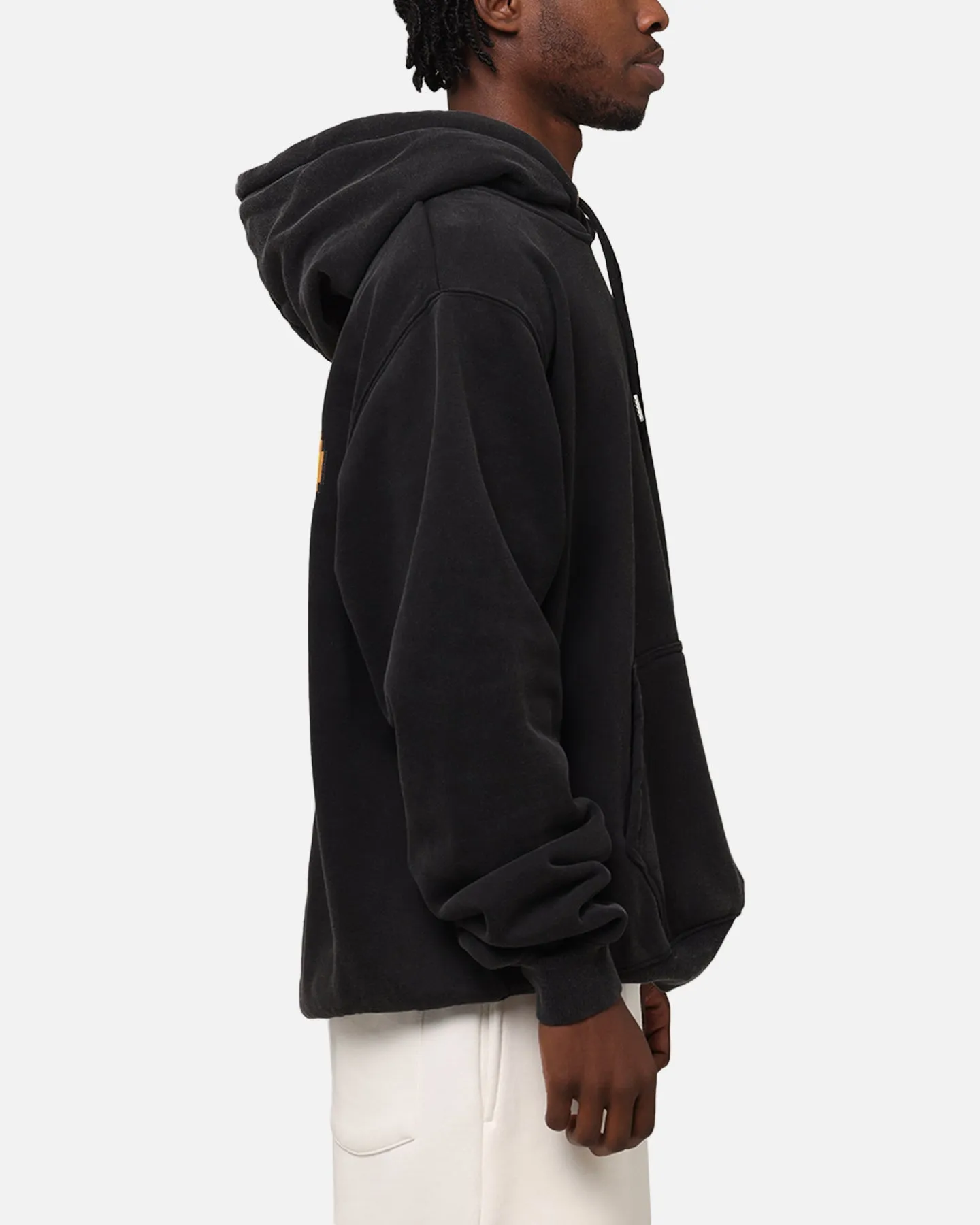High Neck Shark like Carre Level Up Hoodie Vintage Black