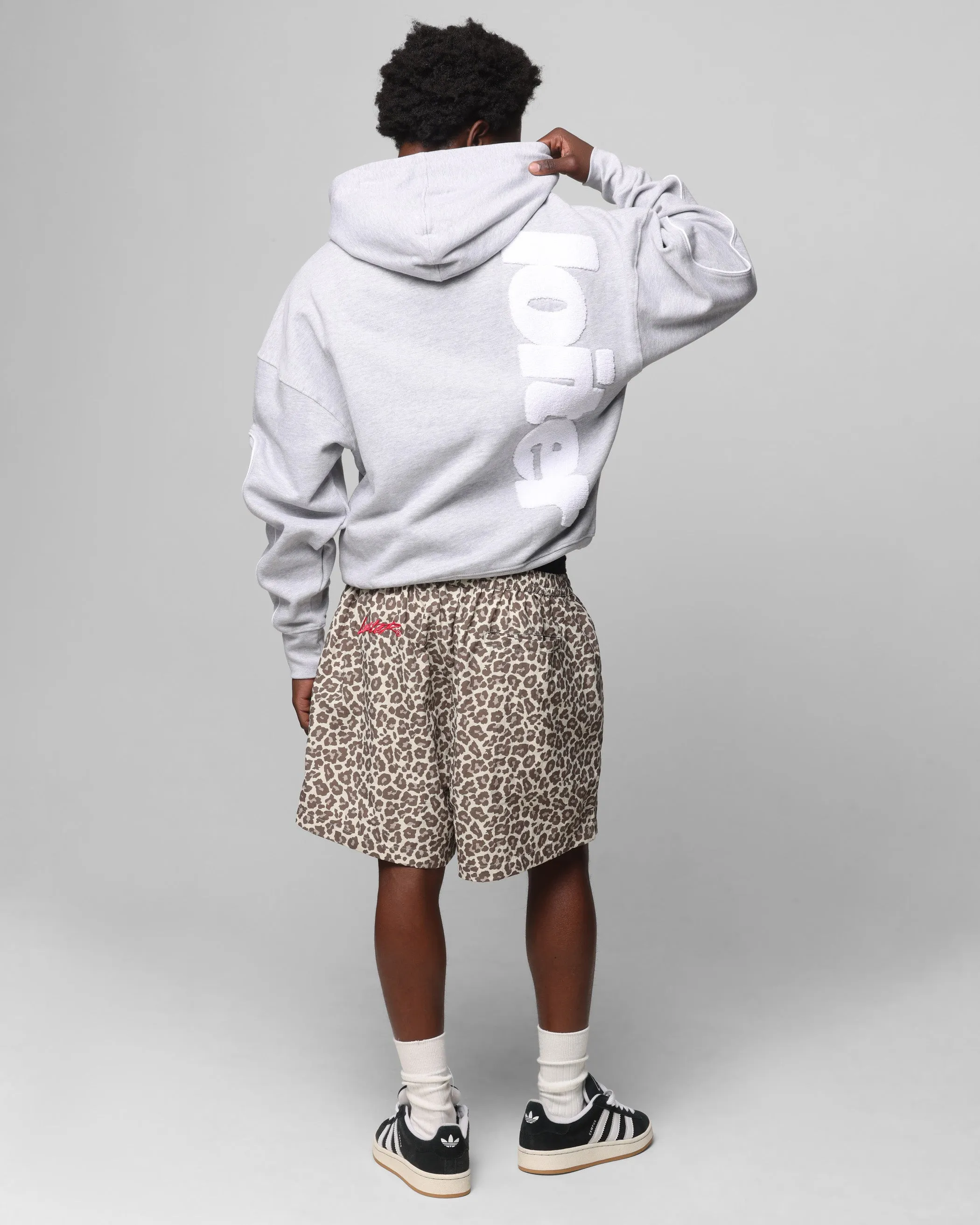 organic materials Loiter Pin Line Premium Hoodie Grey Marle