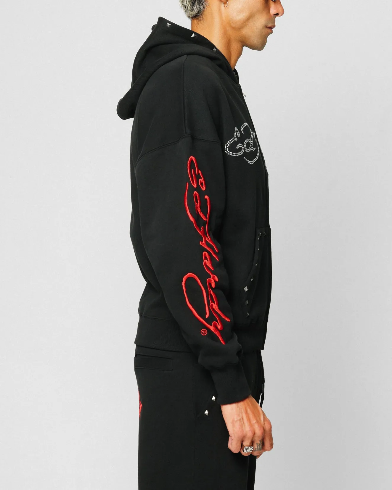 City Feel Student Life Ed Hardy Ed Hardy Hoodie Black