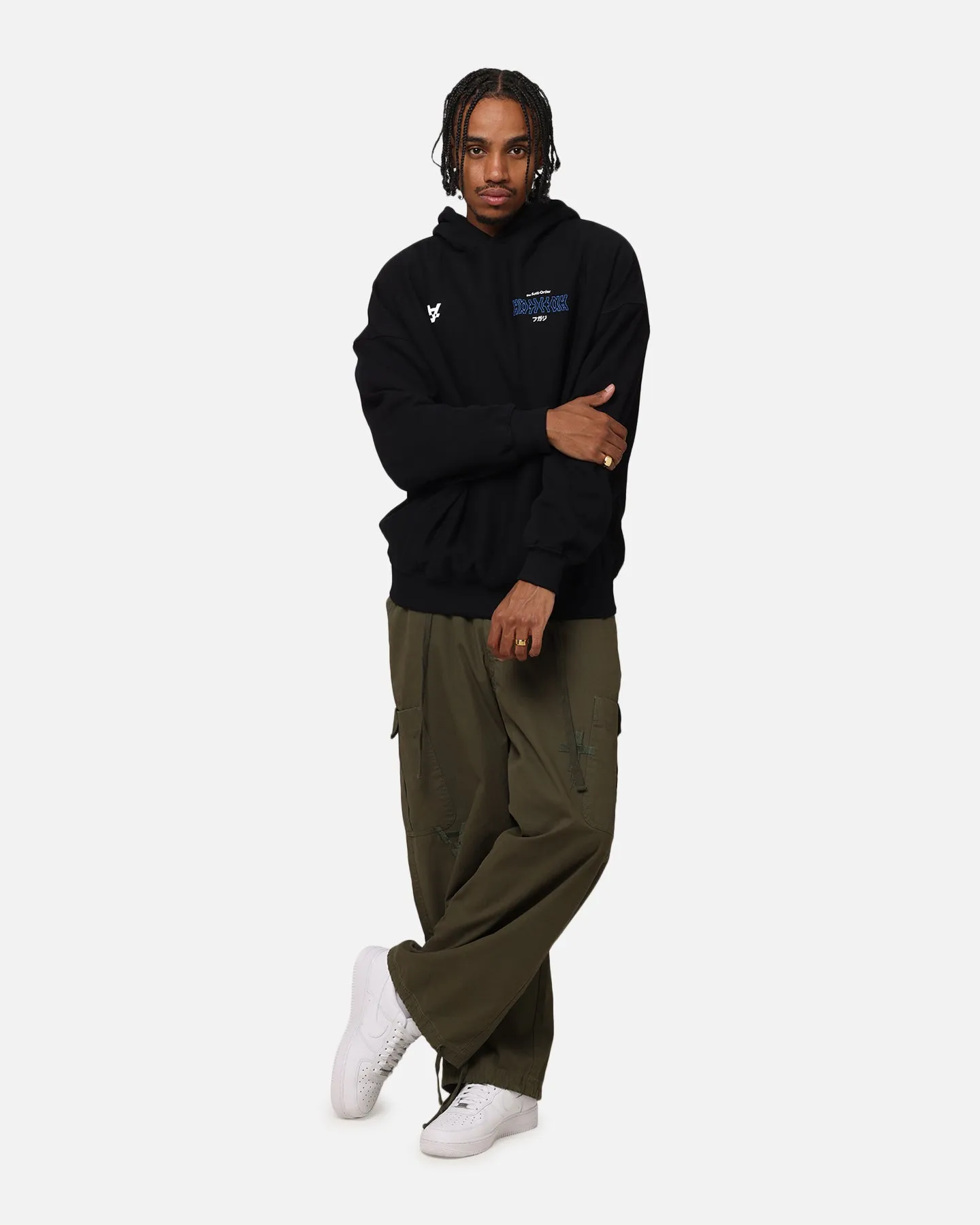 The Anti Order Freedom Boxy Hoodie Black Lynx like Business casual