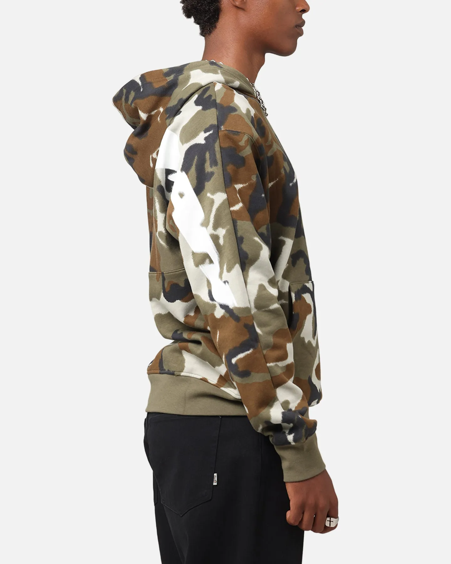 scooter clothes Jordan Jumpman MVP Statement Camo Pullover Hoodie Light Olive