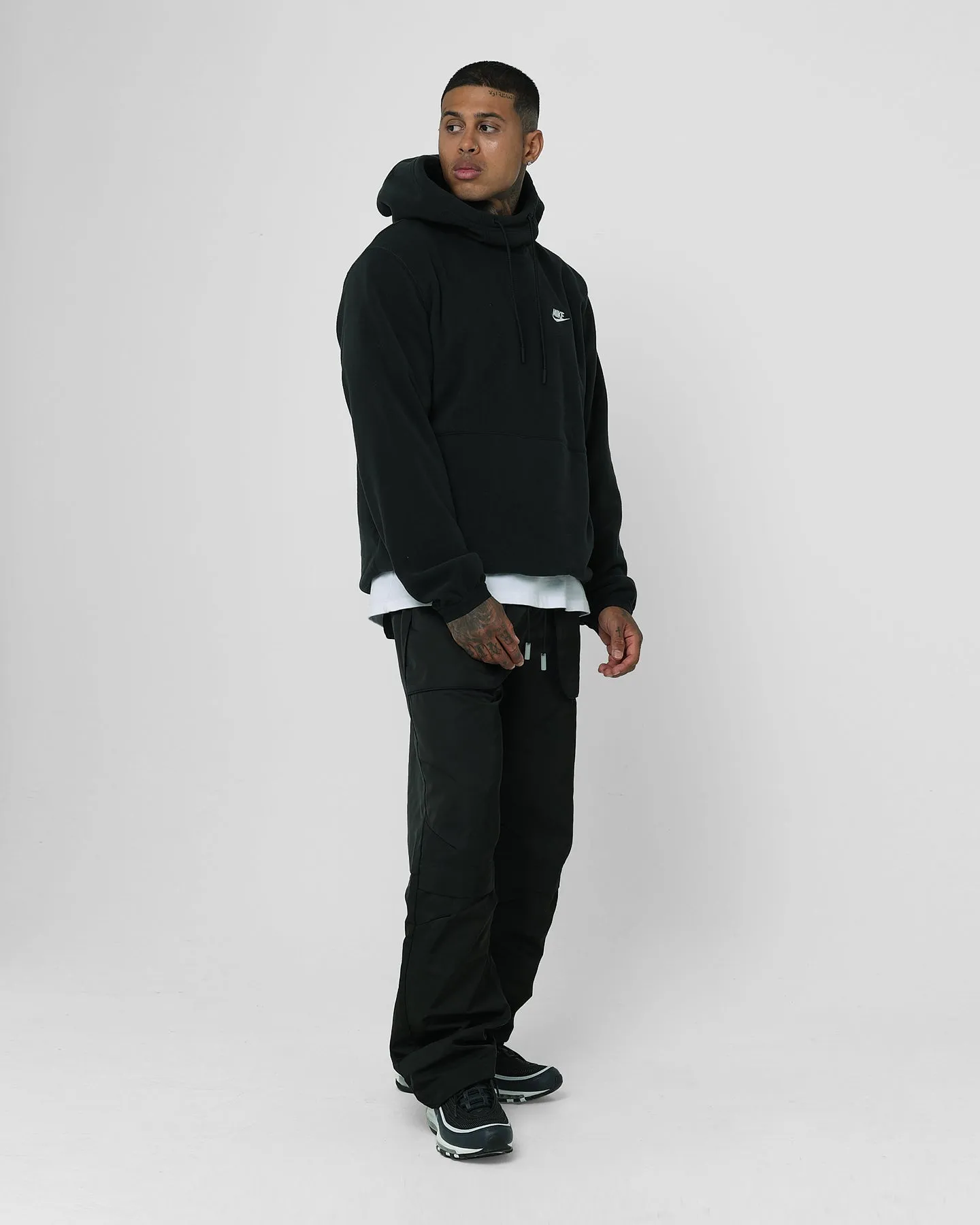Nike Fleece Winter Pullover Hoodie Black/Sail Dingo like