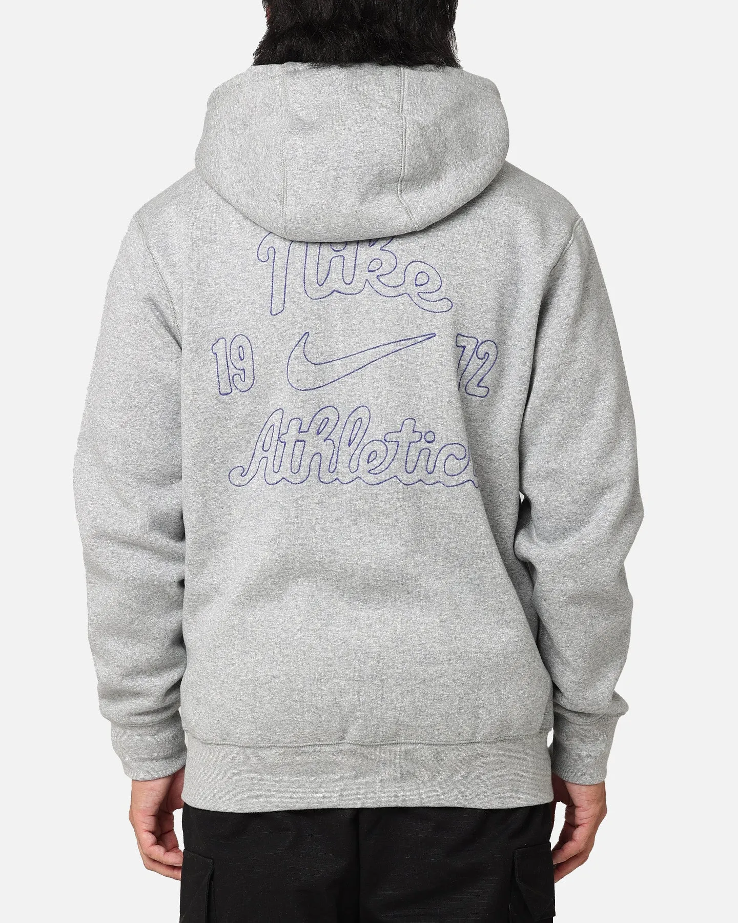 Durable Quality Nike Sportswear Club Essential Full Zip Hoodie Dark Grey Heather