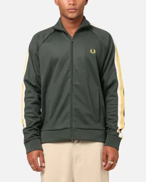 Summer Fred Perry Two Colour Tape Track Jacket Green