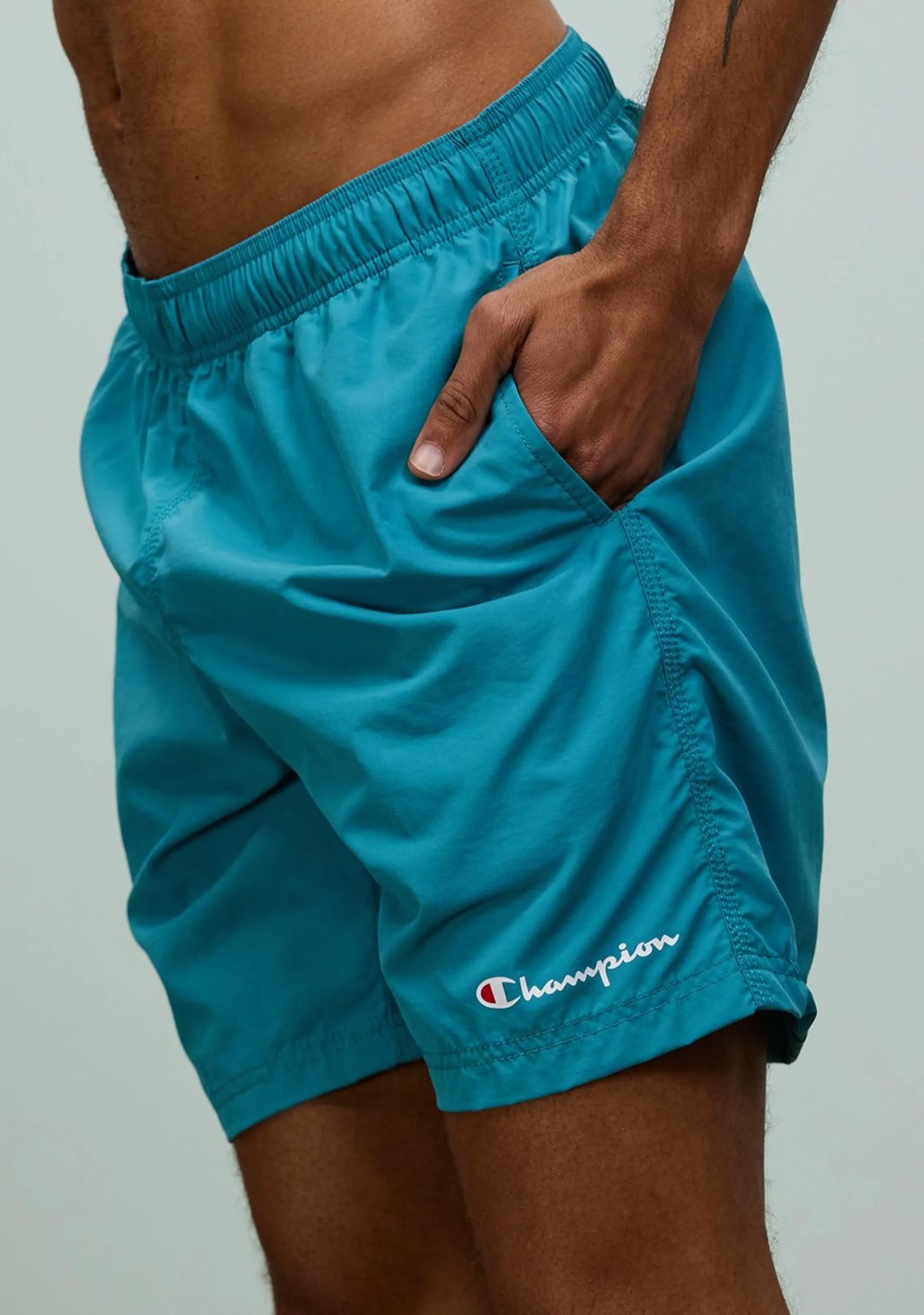Quick Absorption Champion Mens Script Board Shorts 5 inch
