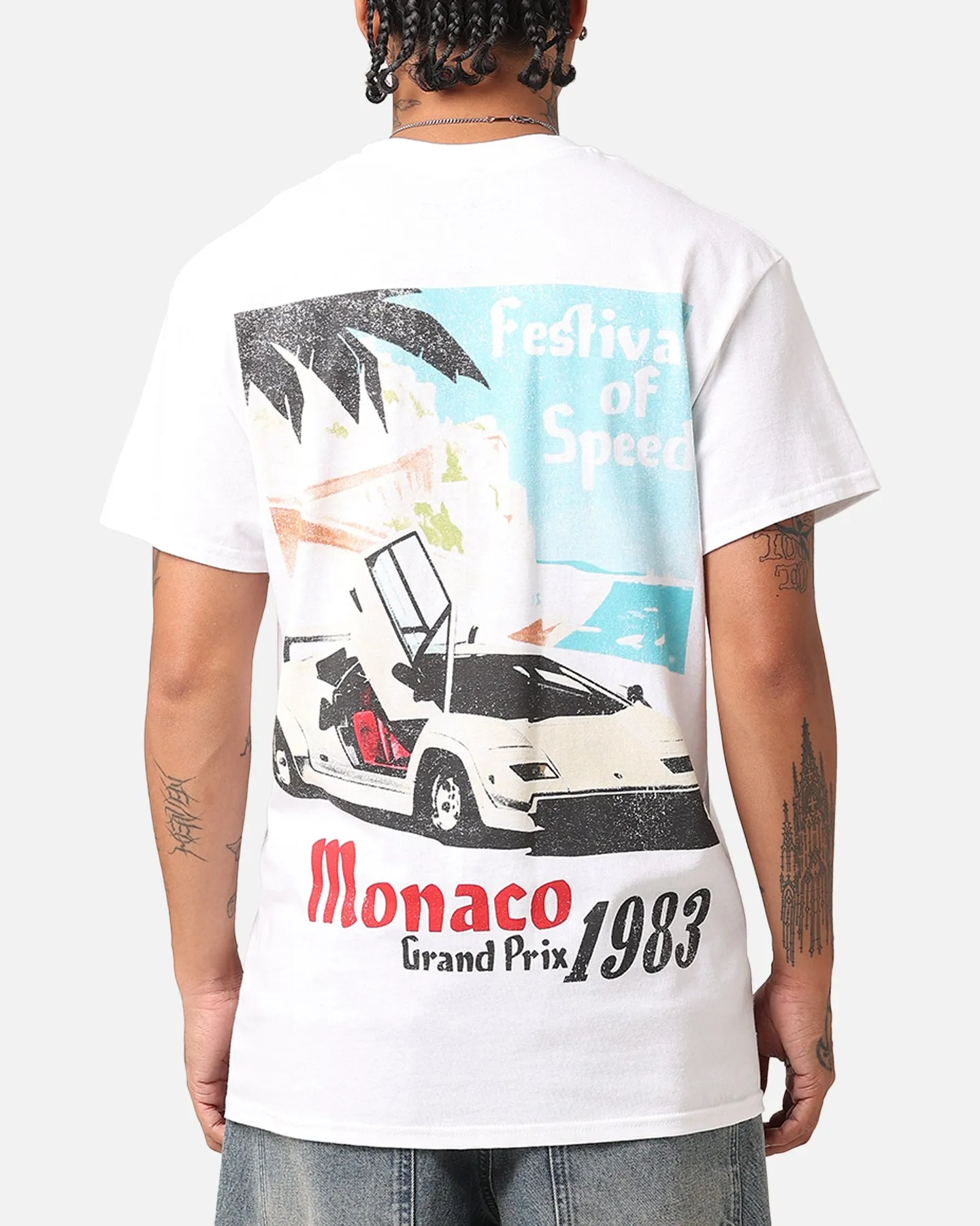 Timeless casual wear Goat Crew Monaco 1983 T-Shirt White