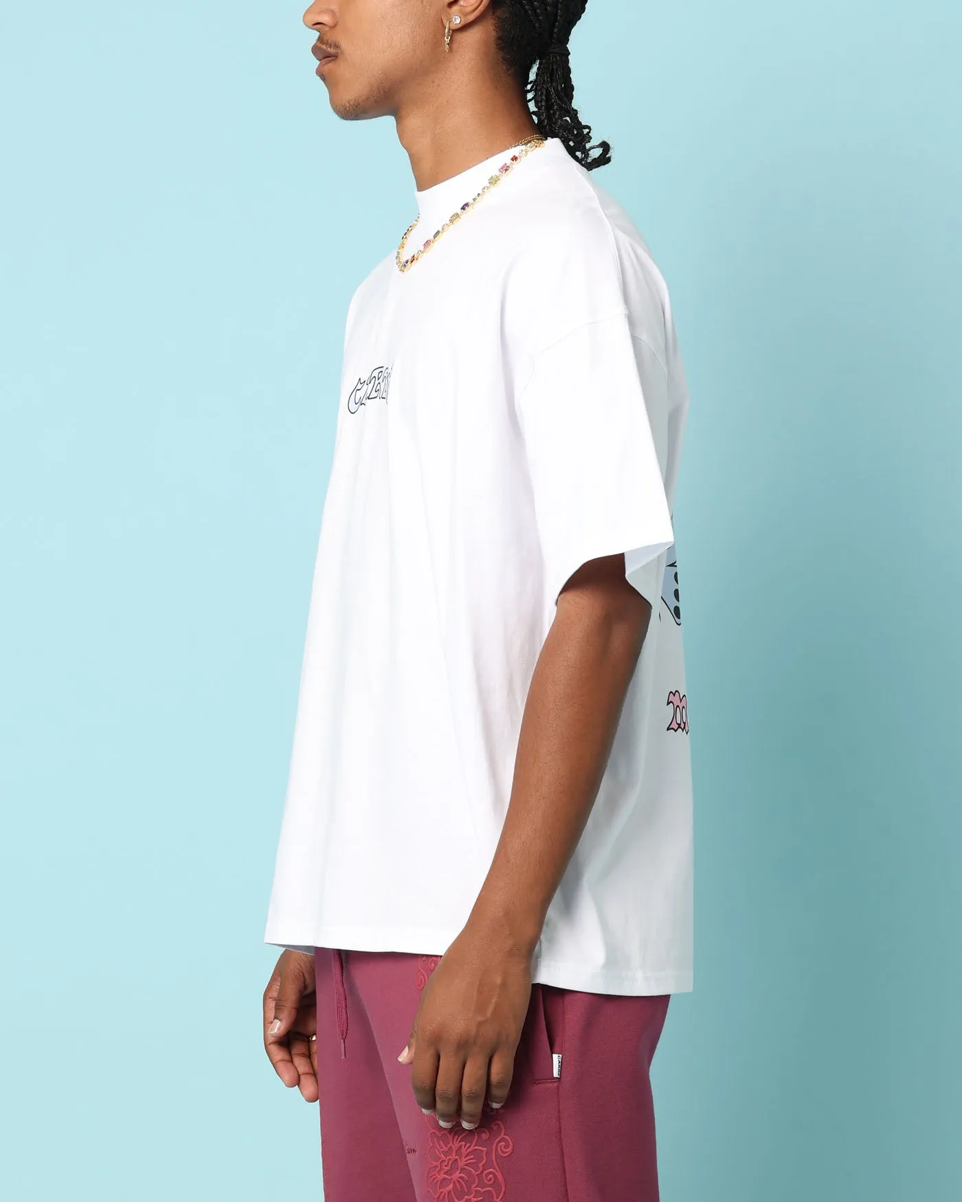 Carr?? Members Only Oversized T-Shirt White Comfort Wearable