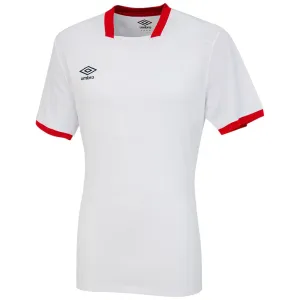 Umbro Capital Mens Short Sleeved Football Training Jersey Layered Paneling Street Sport
