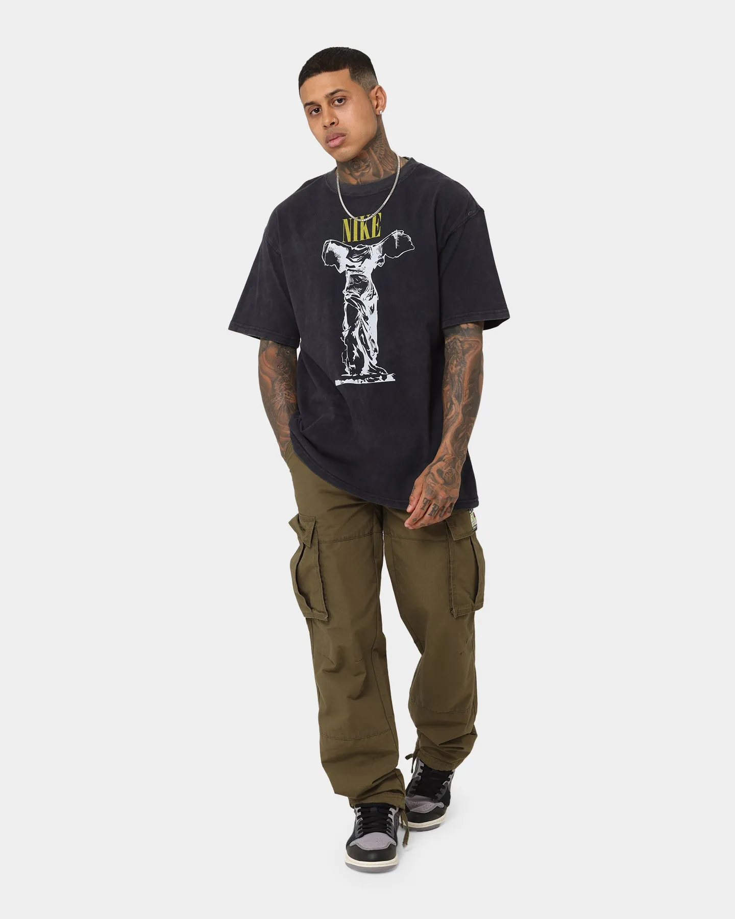 Soft Feel Solid Color Nike Basketball T-Shirt Black