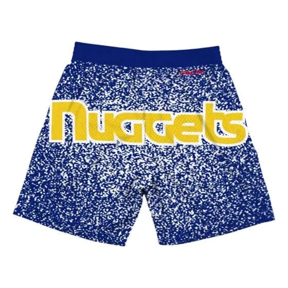 Mitchell & Ness Jumbotron Sublimated Shorts (Denver Nuggets) SweatAbsorbingTexture Work Wear