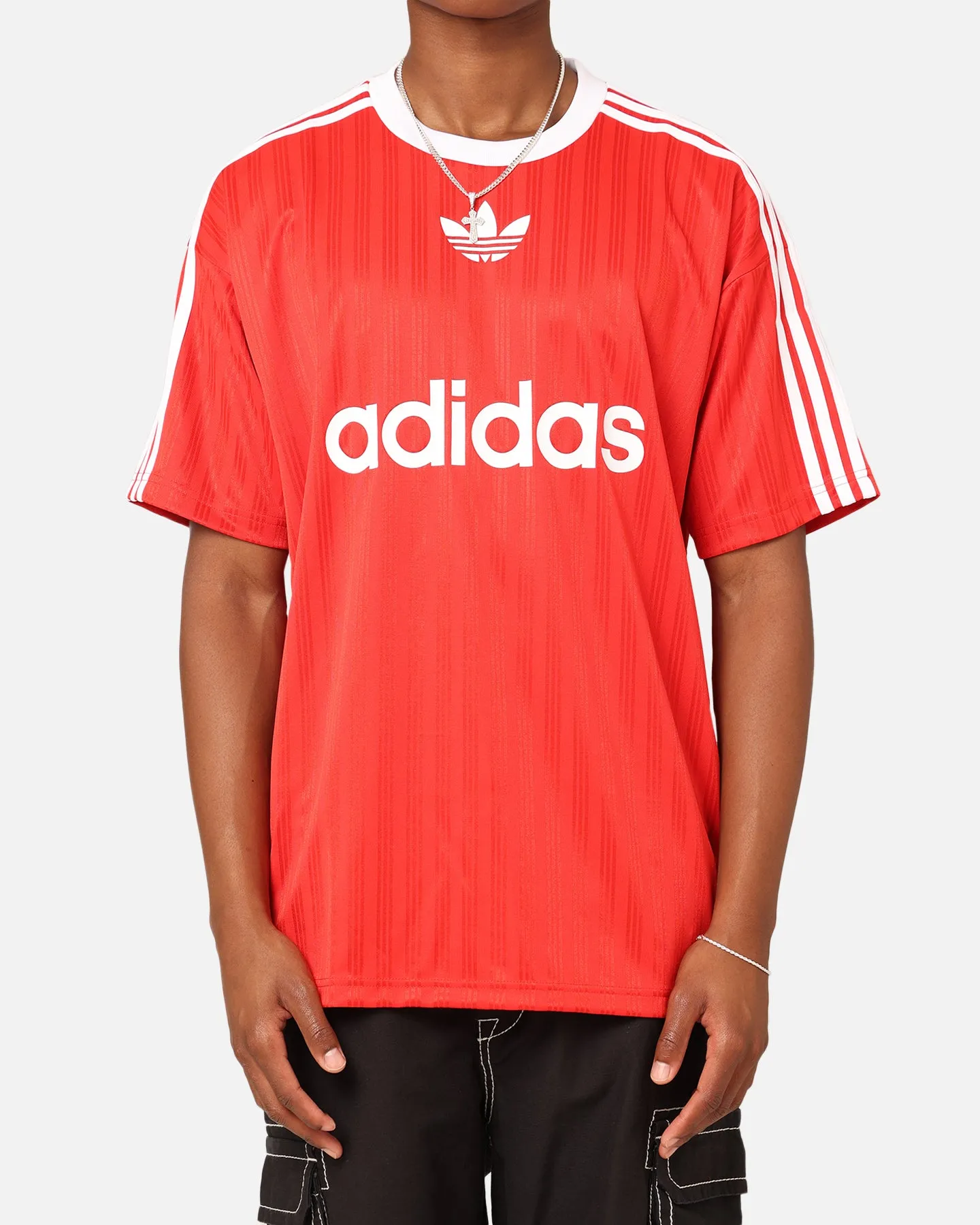 Adidas Adicolour T-Shirt Better Scarlet/White Timeless Look Wear