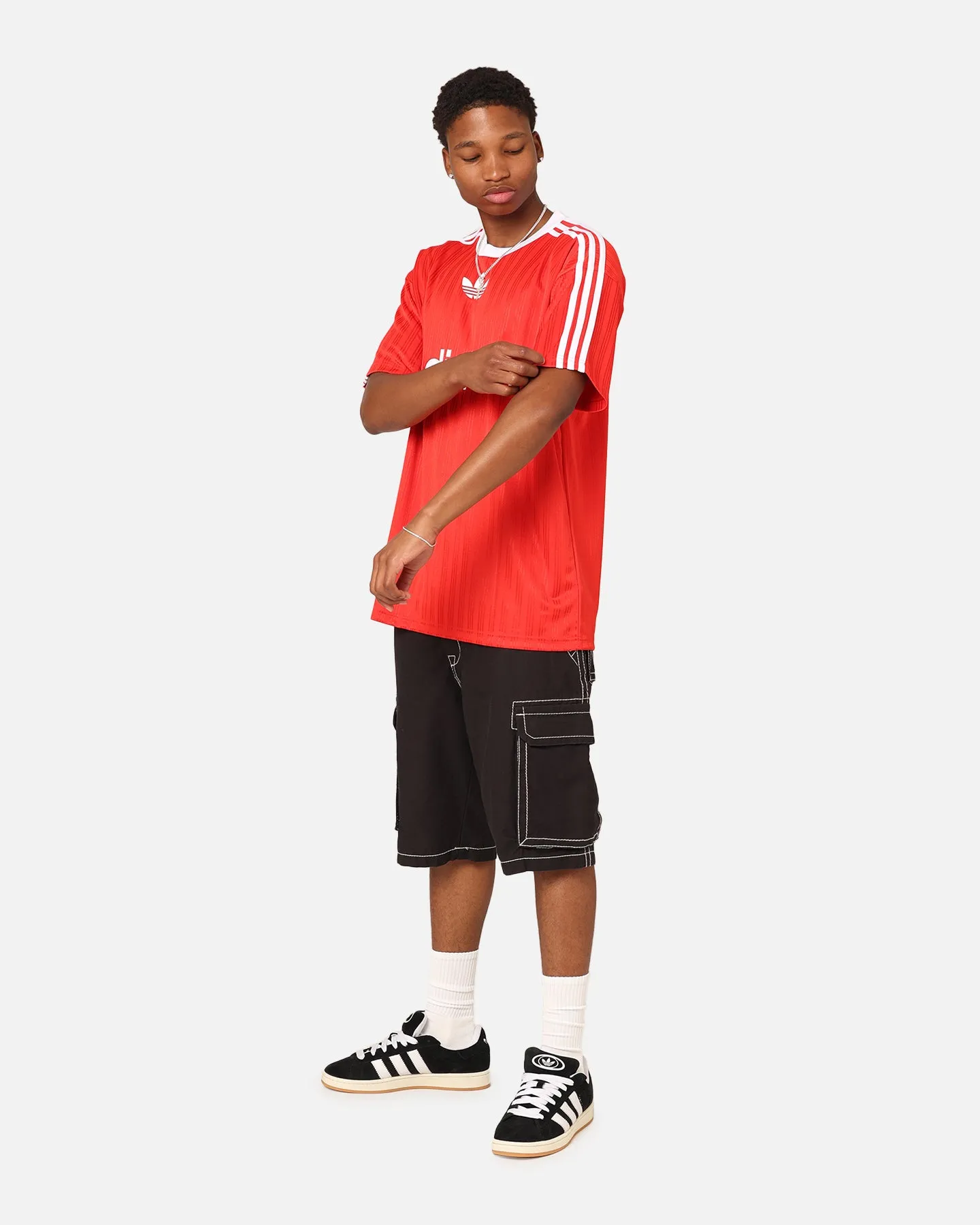 Timeless Style Adidas Adicolour T-Shirt Better Scarlet/White