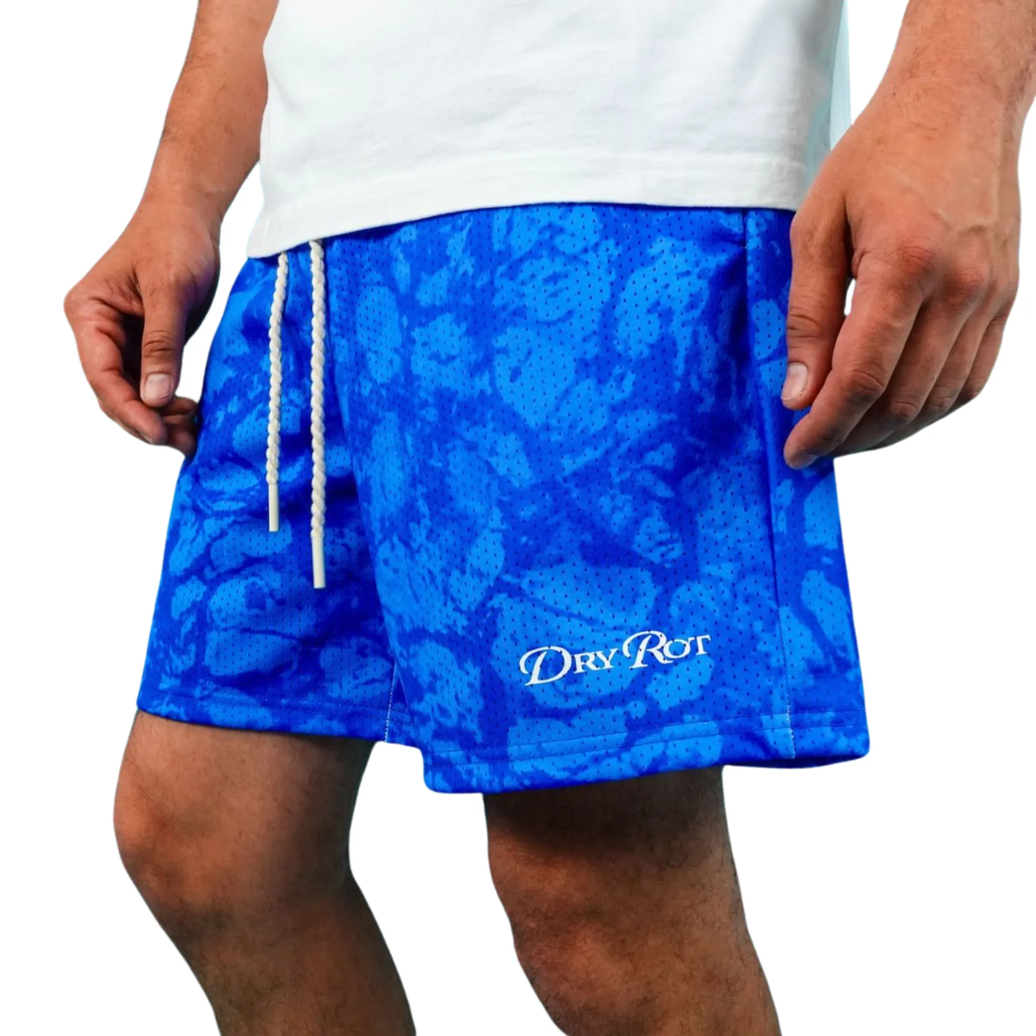 Trendy Outerwear Dry Rot Ting Short (Blue)