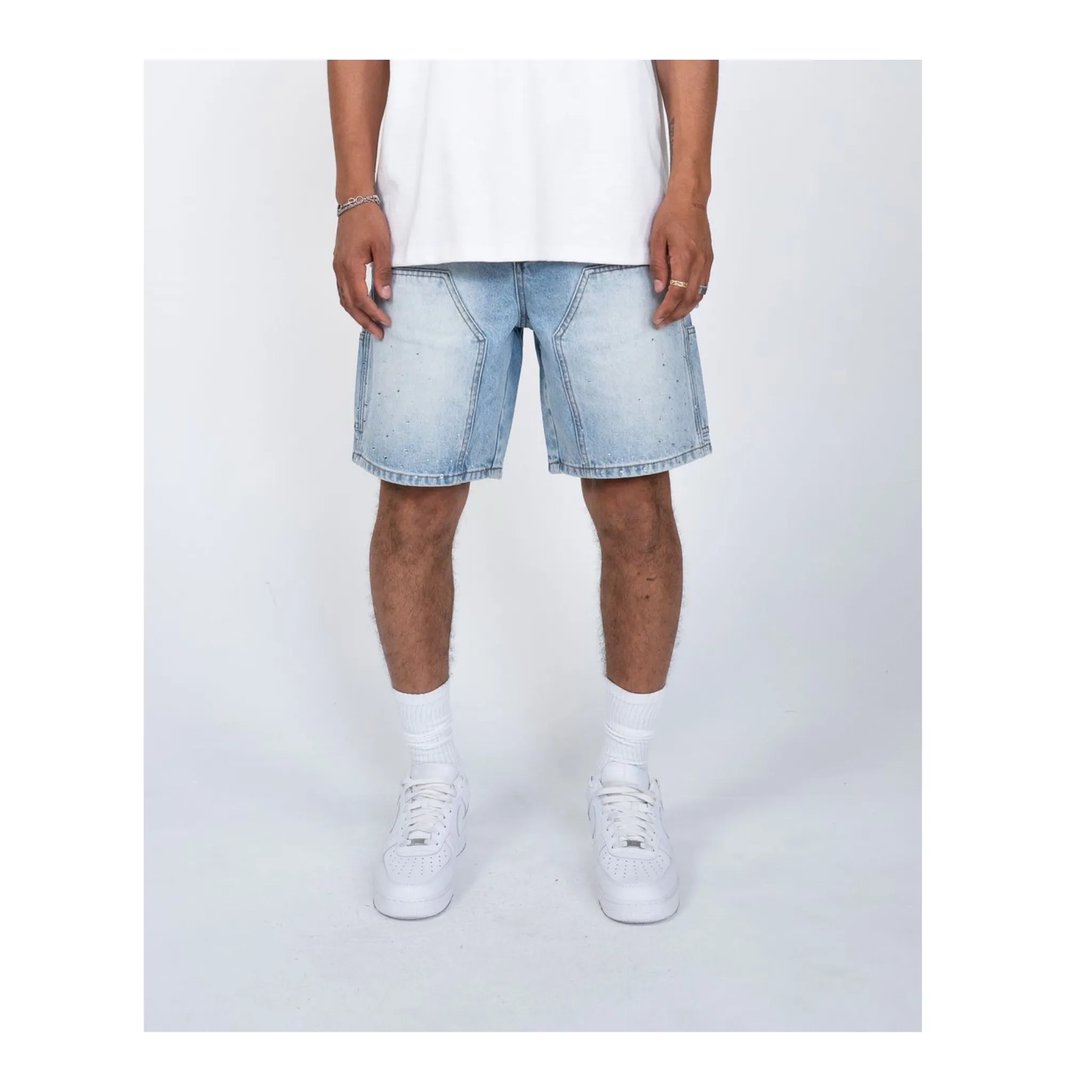EPTM "Spotty " Denim Shorts Lightweight Construction