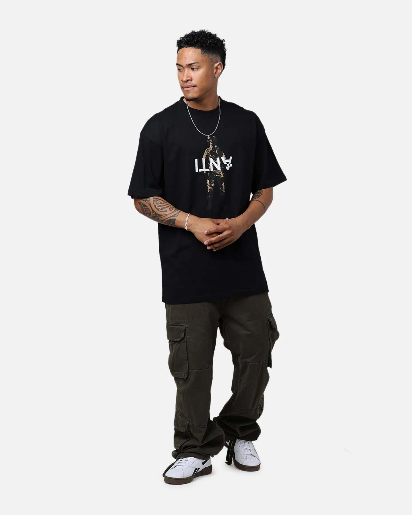 The Anti Order Sergeant T-Shirt Black Simple Comfort Look