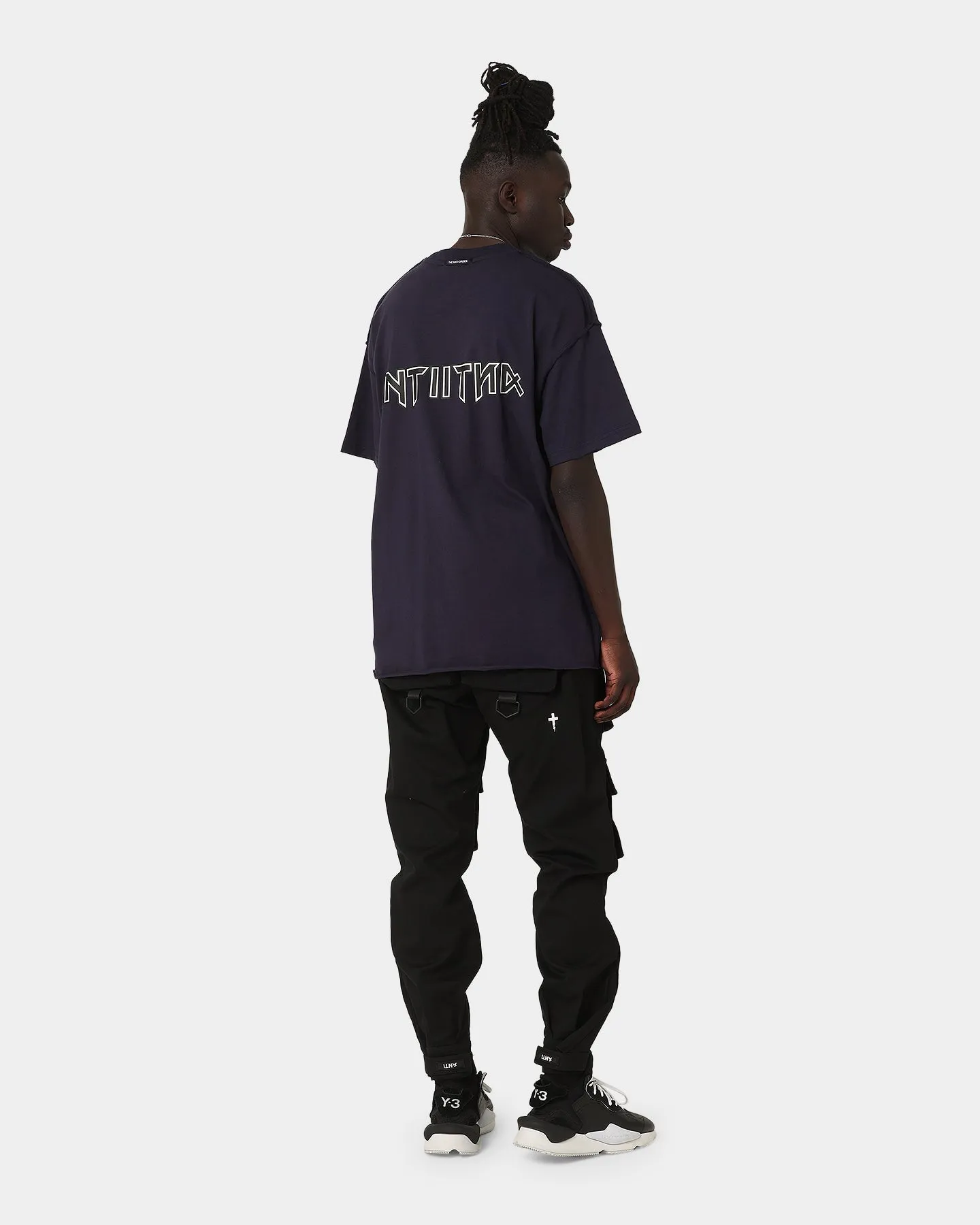 Relaxed and Comfy The Anti Order Terminus T-Shirt Navy/White