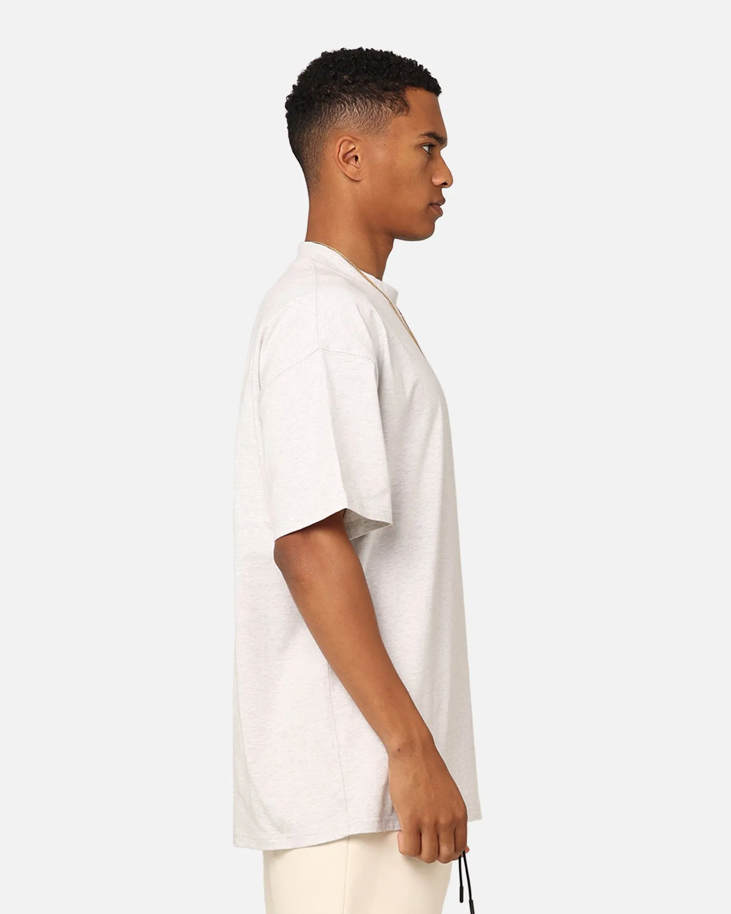 Carre Dice Club Oversized T-Shirt Silver Marle Chilly Day Style EasyCareFinish