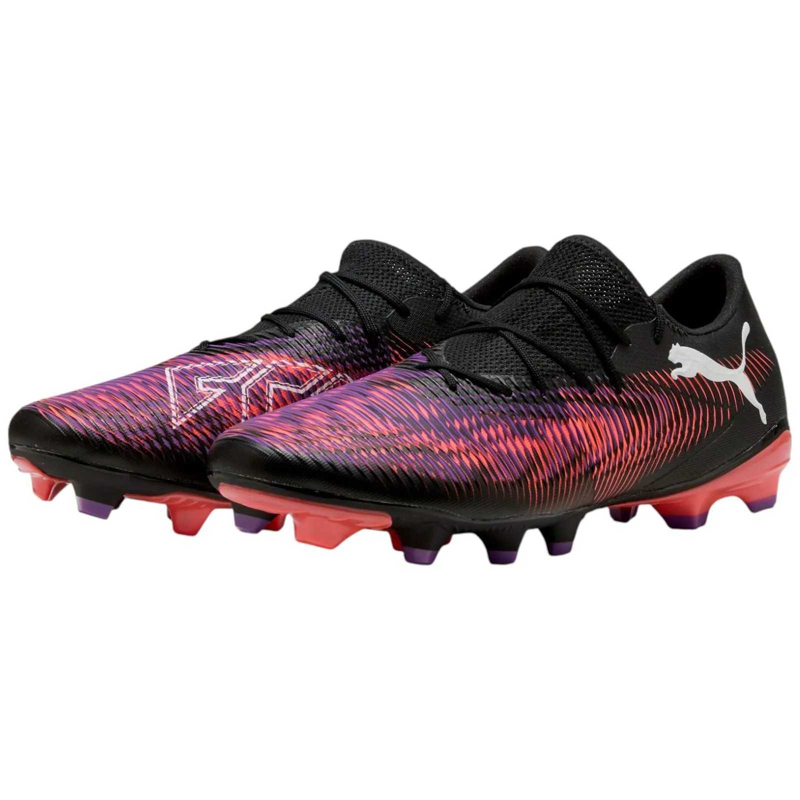 Puma Future 8 Match Low Adults Firm Ground Football Boots Quick Drying Fabric toe box roomy