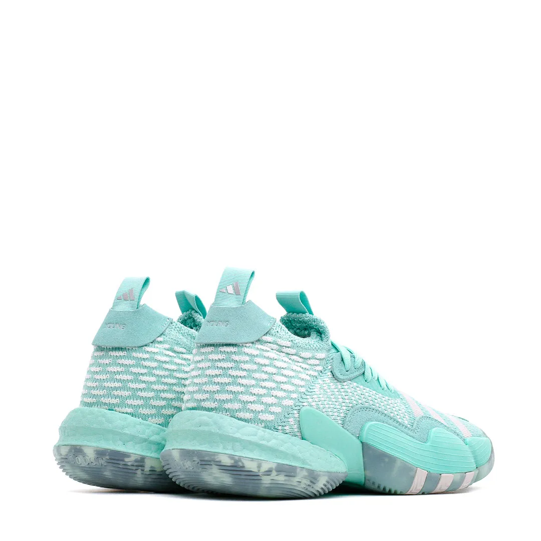 Adaptive Fit Lacing Jump Shoes Adidas Basketball Men Trae Young 2 Green Mint IG5333