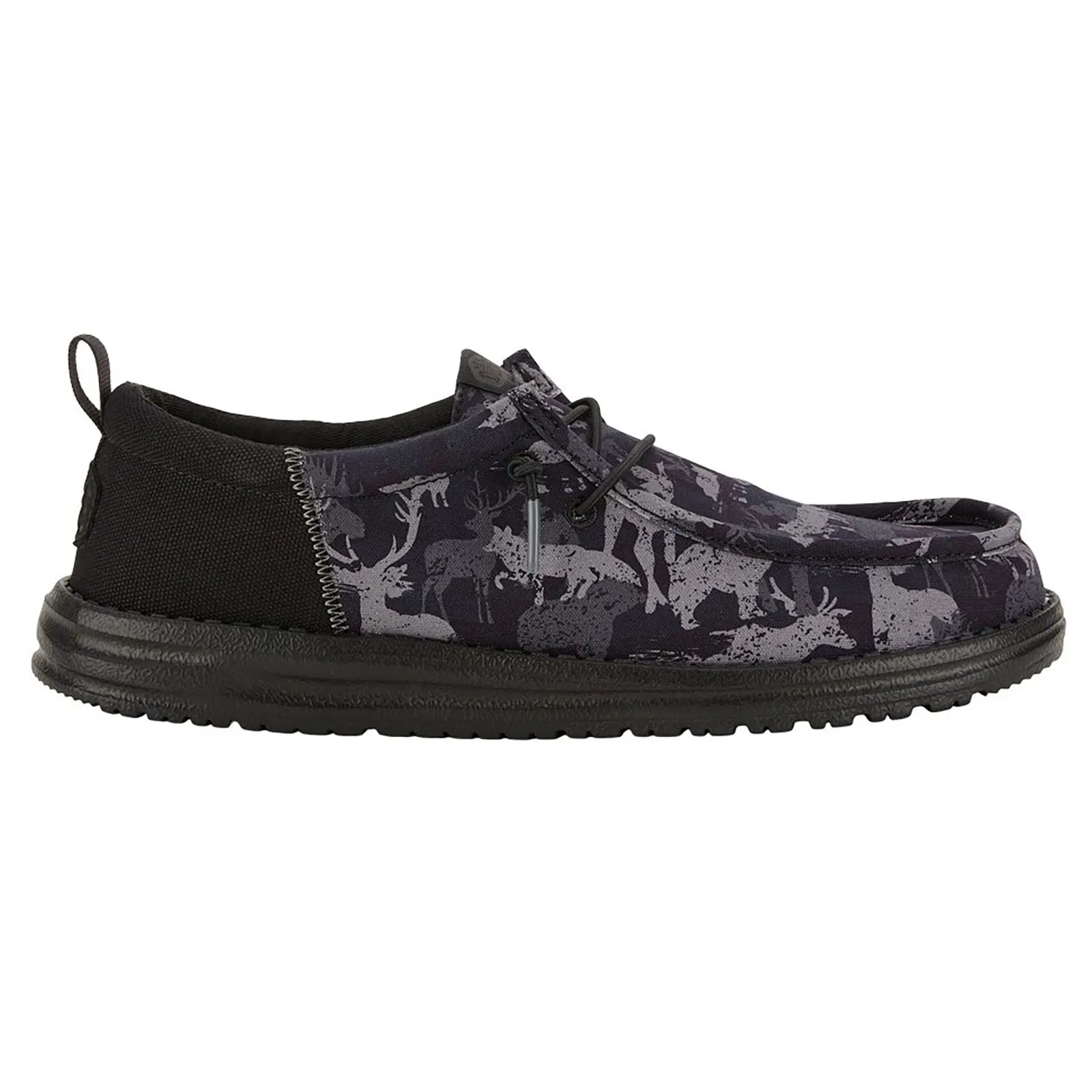 Soul Walk Comfort footbed HEYDUDE Mens Wally Funk Hunt Camo Shoes Black