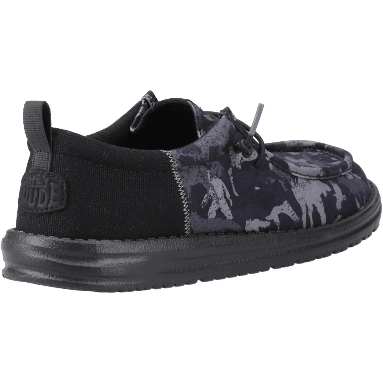 Harbor Mood HEYDUDE Mens Wally Funk Hunt Camo Shoes Black