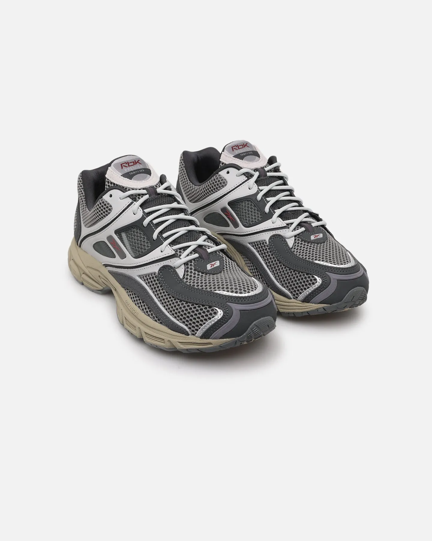 Stylish Recycled Rubber Composite Reebok Premier Trinity KFS Grey