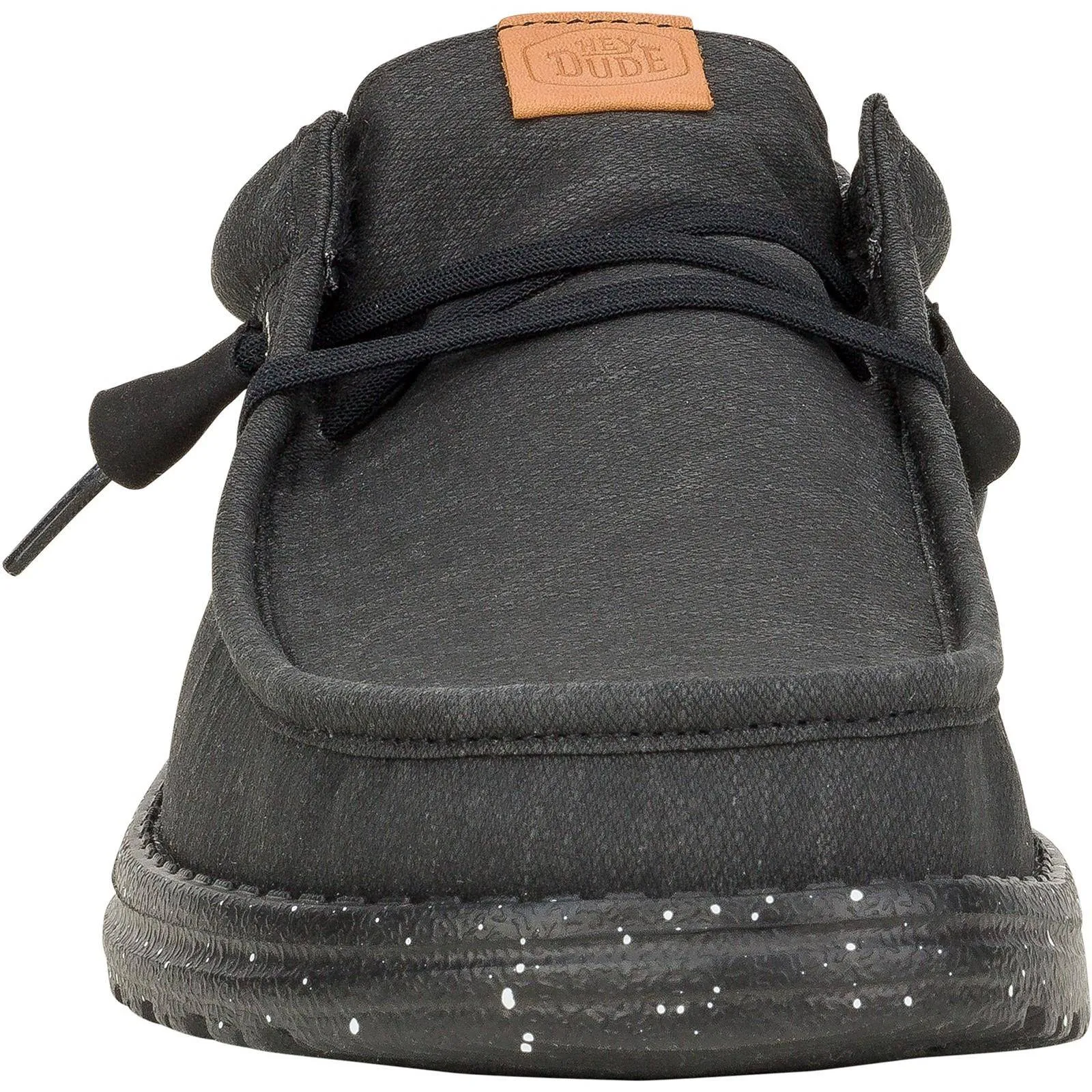 Shock absorption Rebound Technology HEYDUDE Mens Wally Elevated Basics Shoes Black