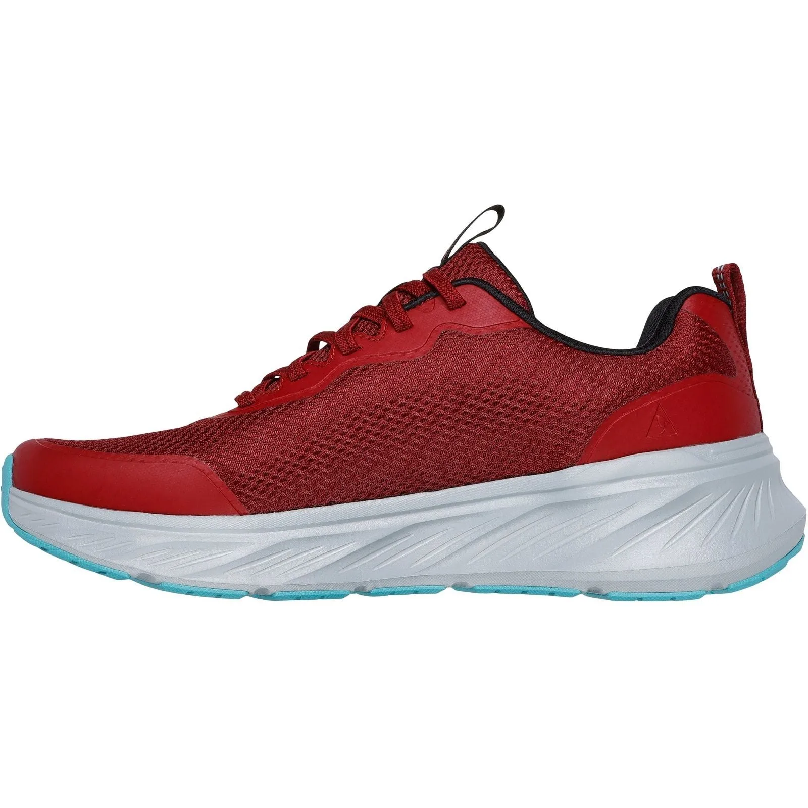 Enhanced grip Flexibility Feature Skechers Mens Edgeride Rekze Shoe Burgundy/Grey