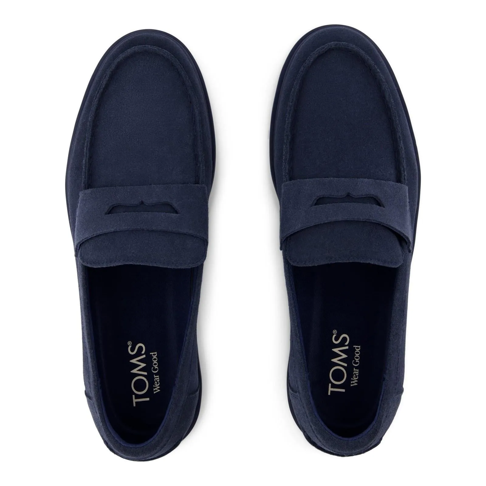 Anti Odor Technology TOMS Mens Navi TRVL LITE Havana Loafer Navy